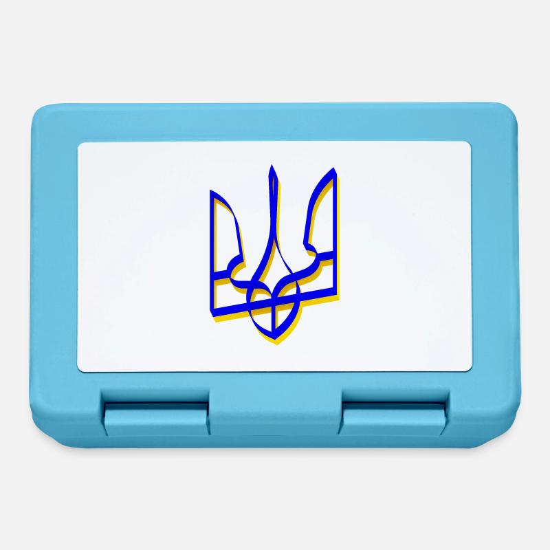 Armoiries de l’Ukraine Trident Gerfalcon Trident Volume V1 - Boîte à goûter - bleu saphir