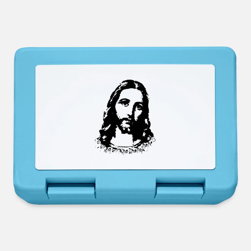 Jesus - Brotdose - Saphirblau