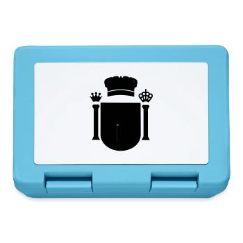 España escudo de armas coat of arms - Brotdose - Saphirblau - Vorne