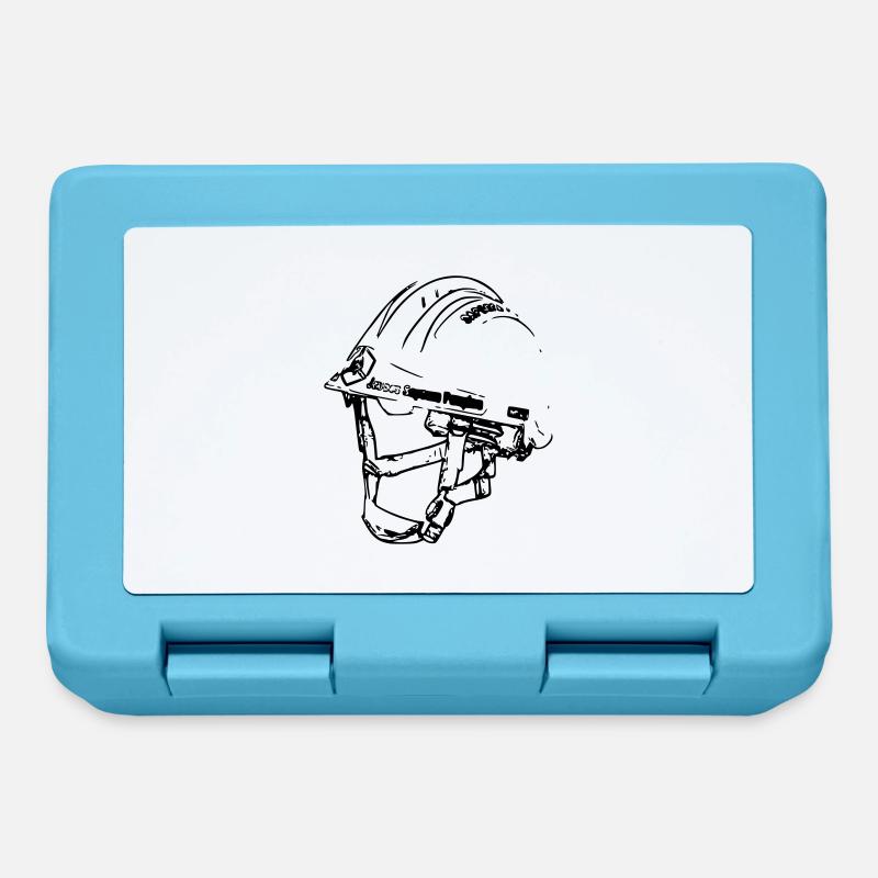 Casque Pompier JSP - Boîte à goûter - bleu saphir