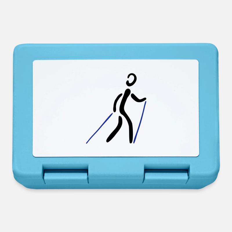 Nordic Walking 2C - Brotdose - Saphirblau