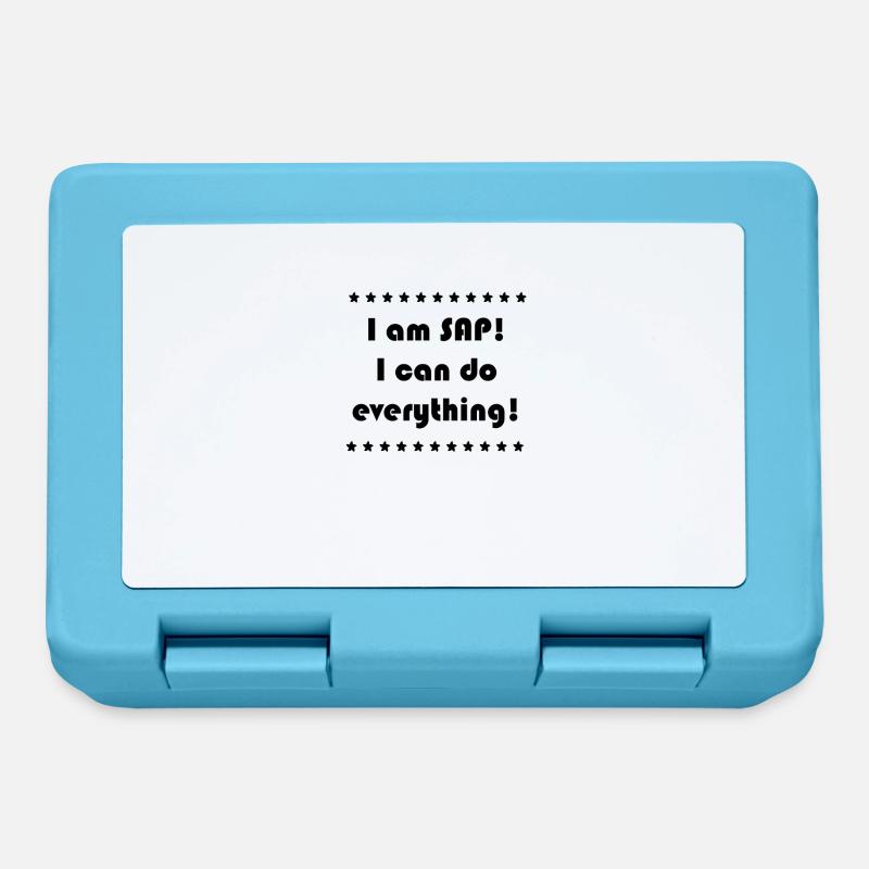 I am SAP! I can do everything! - Lunchbox - sapphire blue