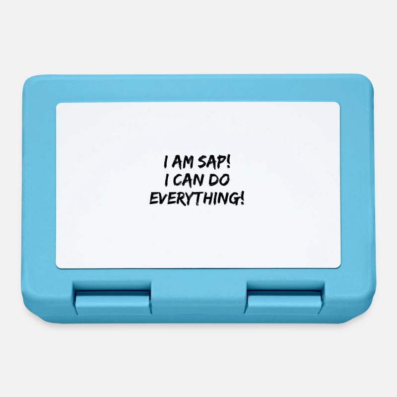 I am SAP! I can do everything! - Lunchbox - sapphire blue