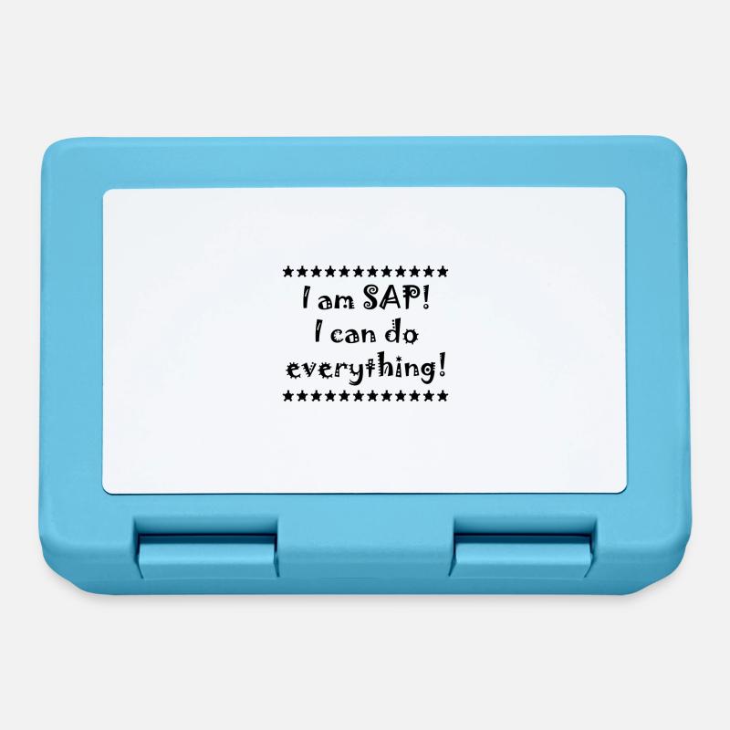 I am SAP! I can do everything! - Lunchbox - sapphire blue