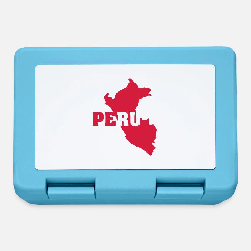 Peru (ID: 002006) - Lunchbox - sapphire blue