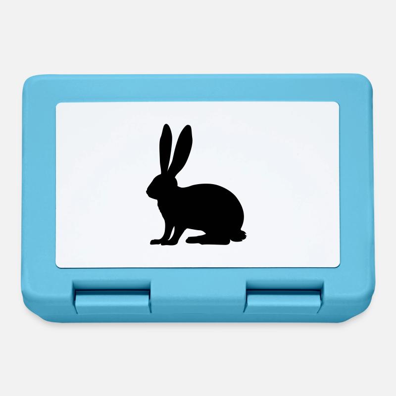 Rabbit, Hase, Bunny - Brotdose - Saphirblau