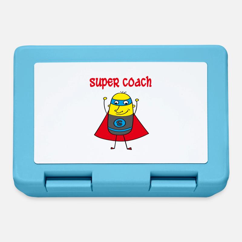 Super coach - Boîte à goûter - bleu saphir