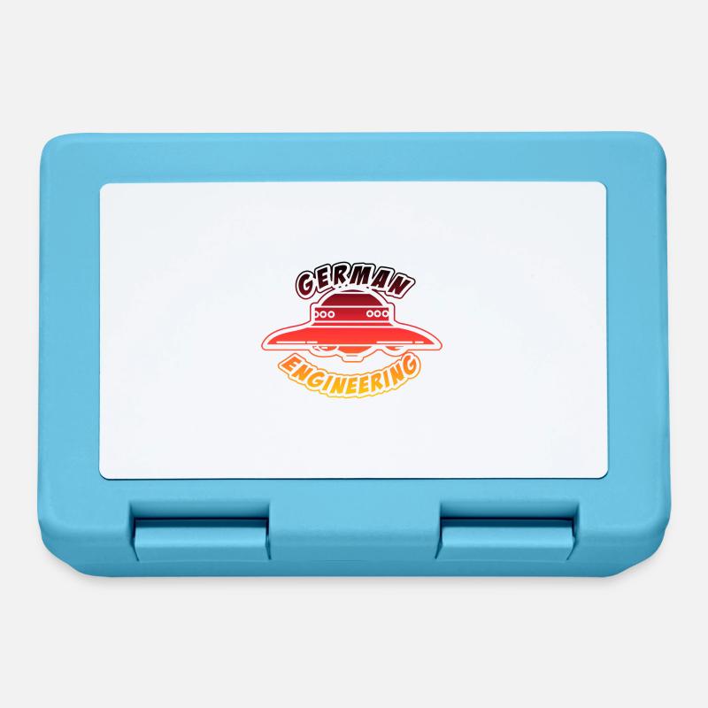 Haunebu Vril project UFO spaceship engineering - Lunchbox - sapphire blue