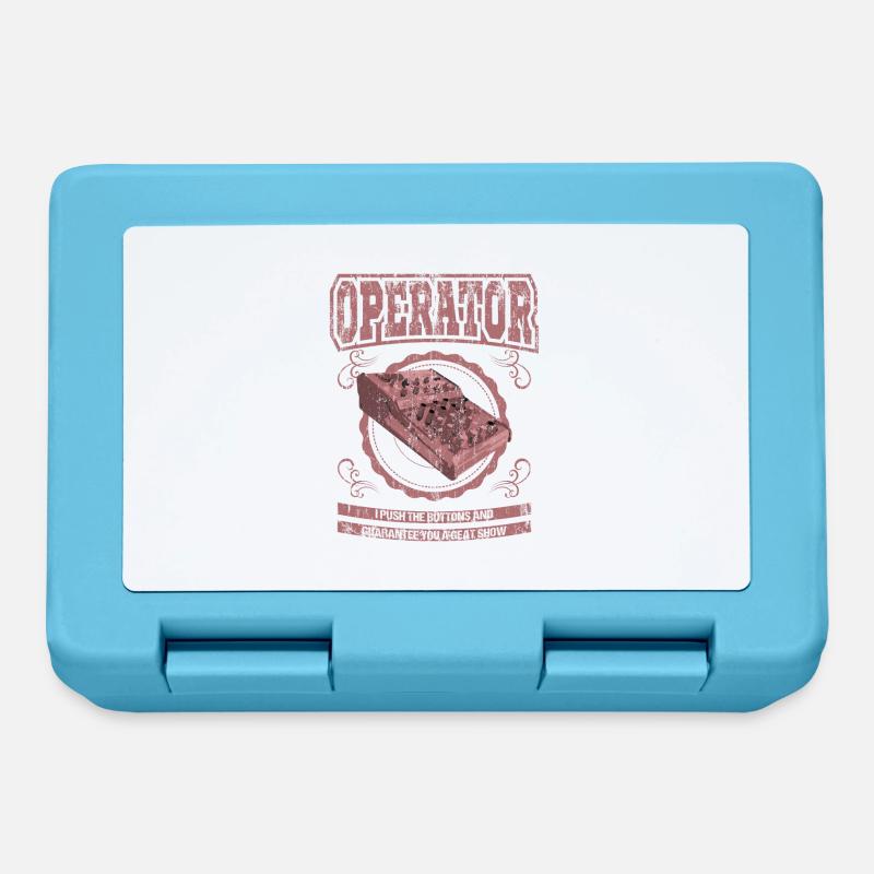 OPERATOR Tontechniker Crew Geschenk Toningenieur - Brotdose - Saphirblau