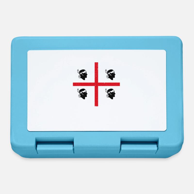 Sardinia Flag Gift - Lunchbox - sapphire blue