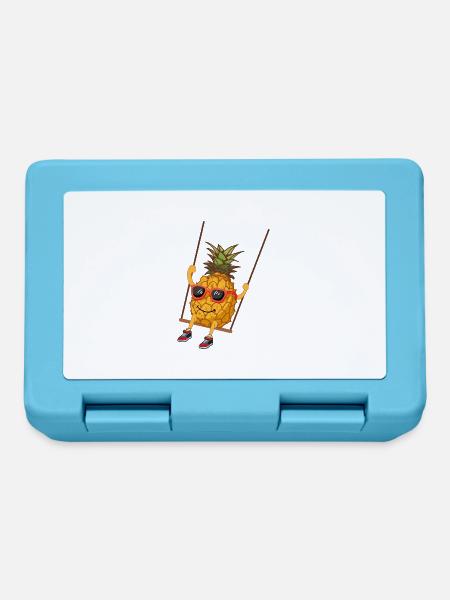 annanas pineapple - Brotdose - Saphirblau