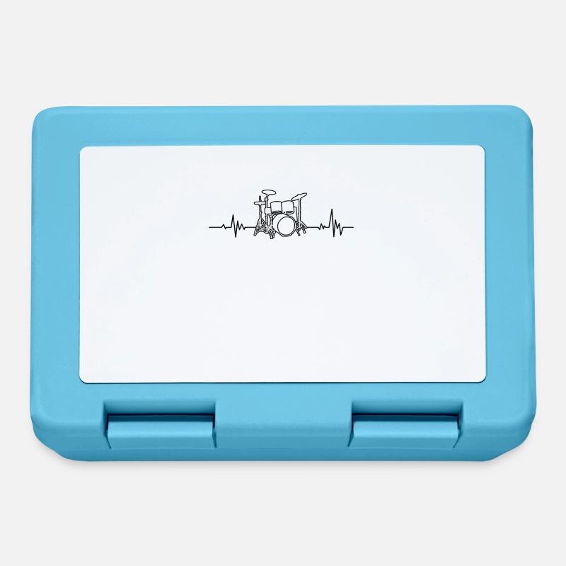 DRUMMER gift drum kit for drummer - Lunchbox - sapphire blue