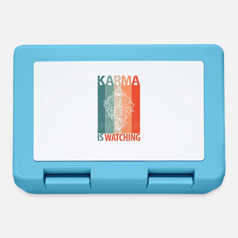 karma - Boîte à goûter - bleu saphir