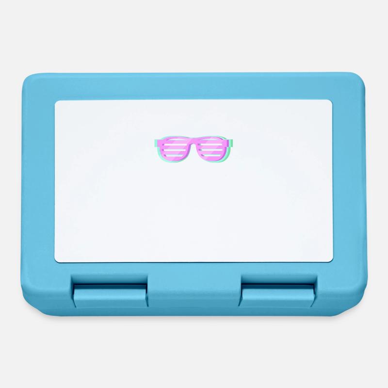 80s - Lunchbox - sapphire blue