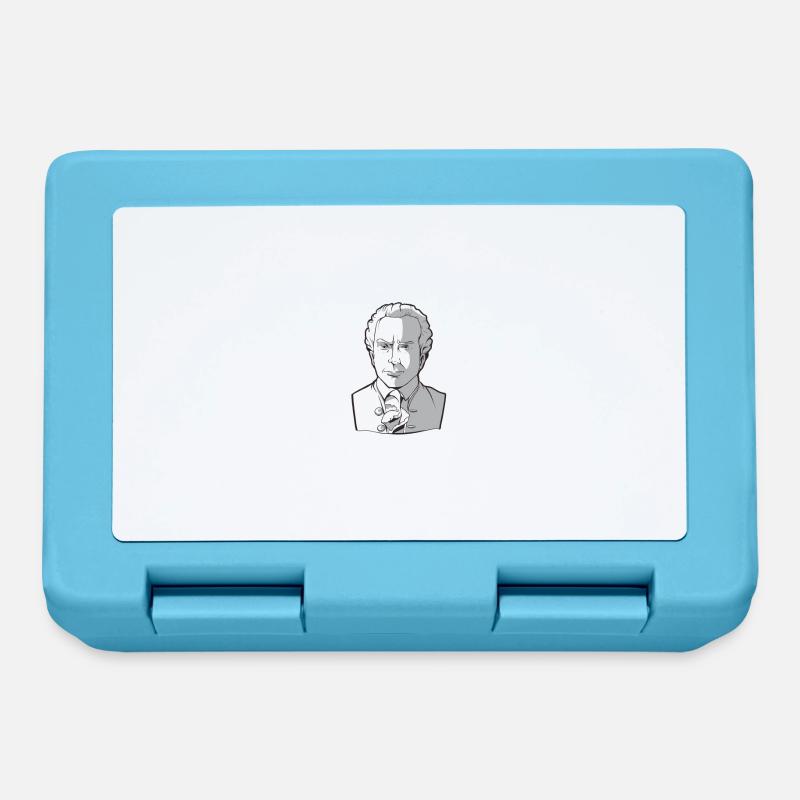 Philosophy Immanuel Kant philosopher saying funny - Lunchbox - sapphire blue