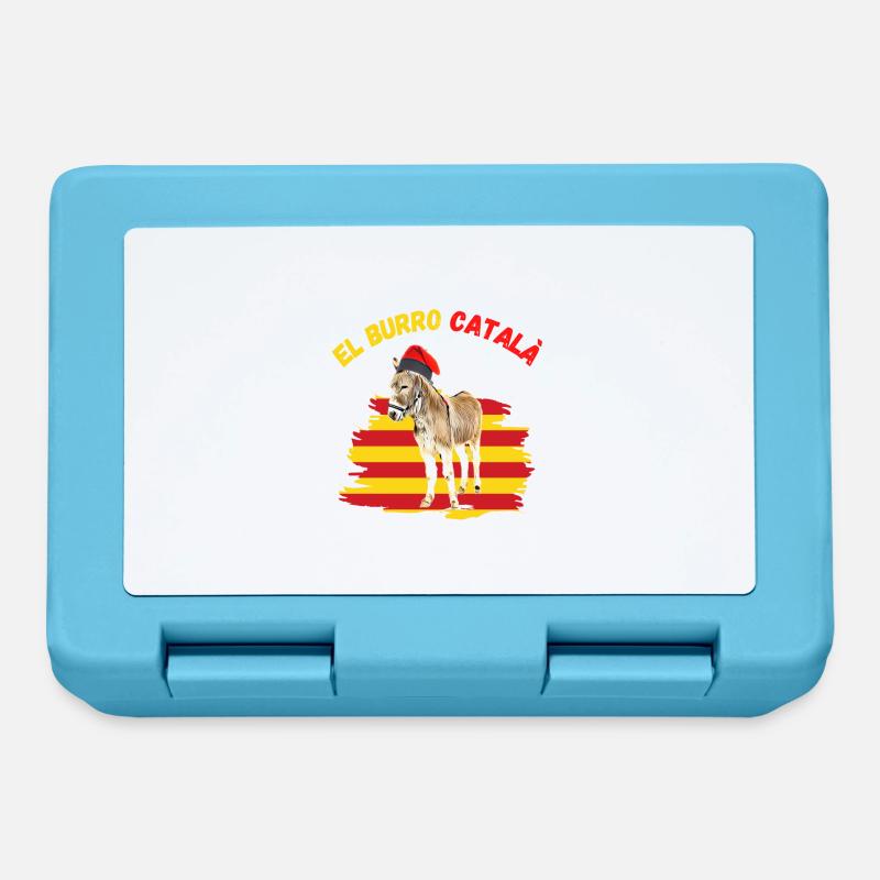 Ane Catalan - Boîte à goûter - bleu saphir
