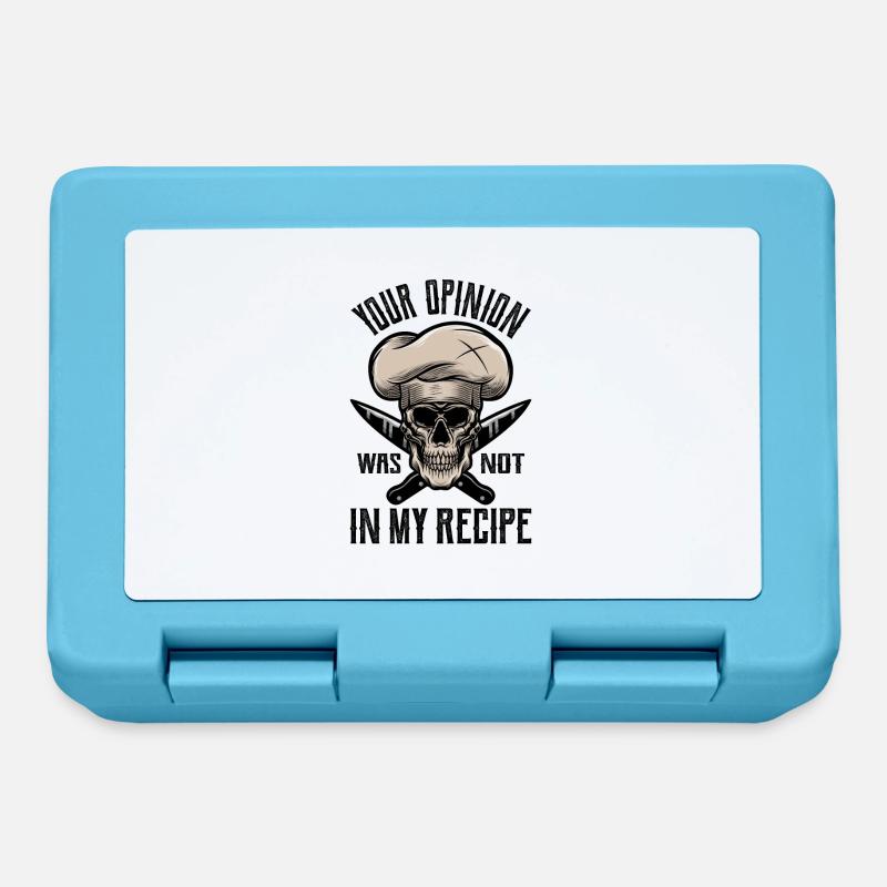 Chef Chef Gift Cooking Chef Food Kitchen Help - Lunchbox - sapphire blue