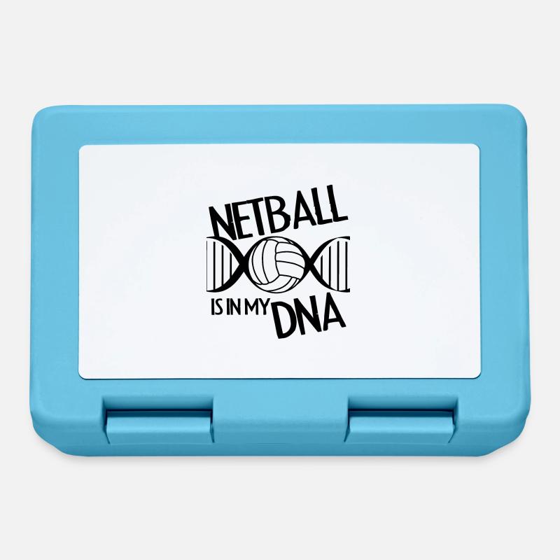 Boule de Netball d’ADN - Boîte à goûter - bleu saphir