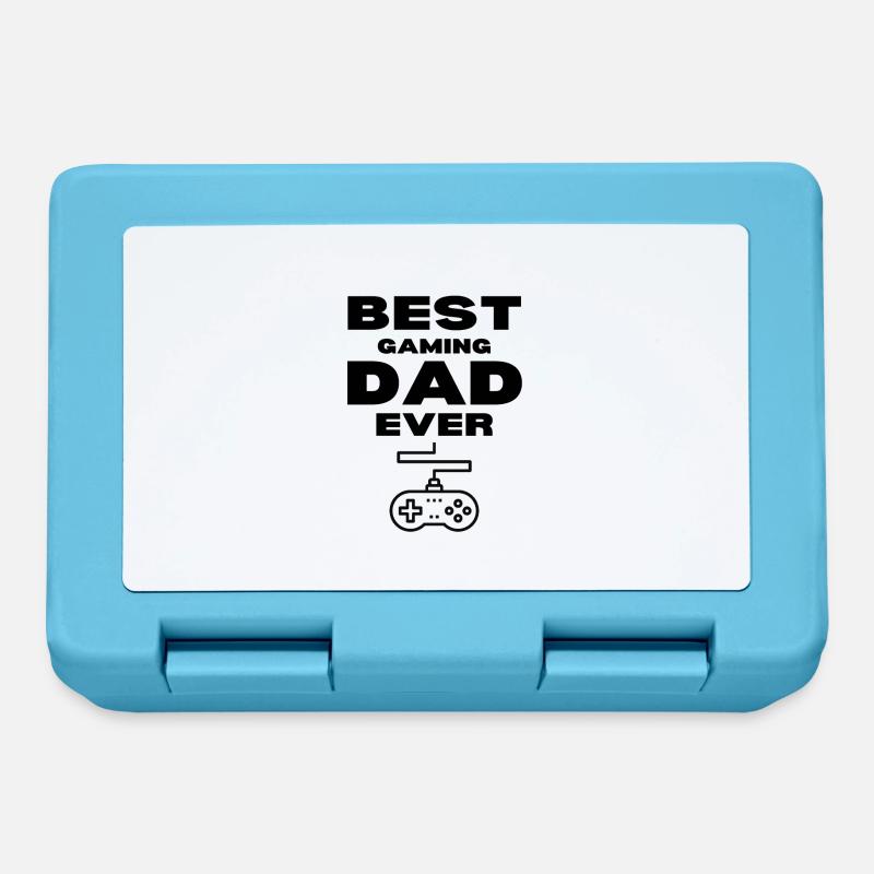 Best Gaming Dad Ever Game Controller Noir - Boîte à goûter - bleu saphir