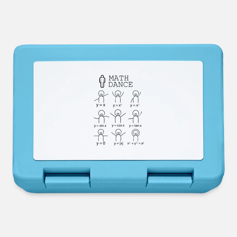Formule cadeau école de danse math profession - Boîte à goûter - bleu saphir