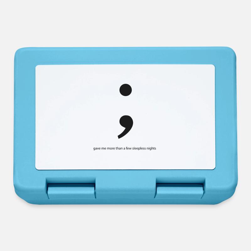 Sleepless nights Programming Informatic Geschenk - Brotdose - Saphirblau