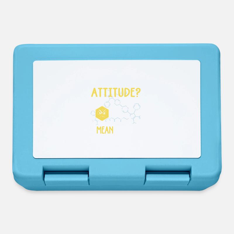 Qu’appelez-vous un acide avec un problème d’attitude! - Boîte à goûter - bleu saphir