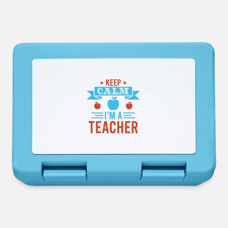 Keep Calm I'm A Teacher - Brotdose - Saphirblau