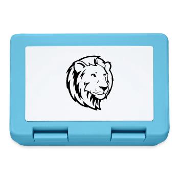 lion - Lunchbox - sapphire blue - Front
