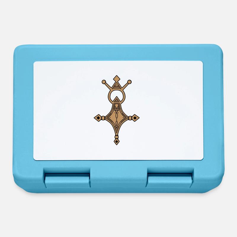 croix du sud Touaregue - Boîte à goûter - bleu saphir