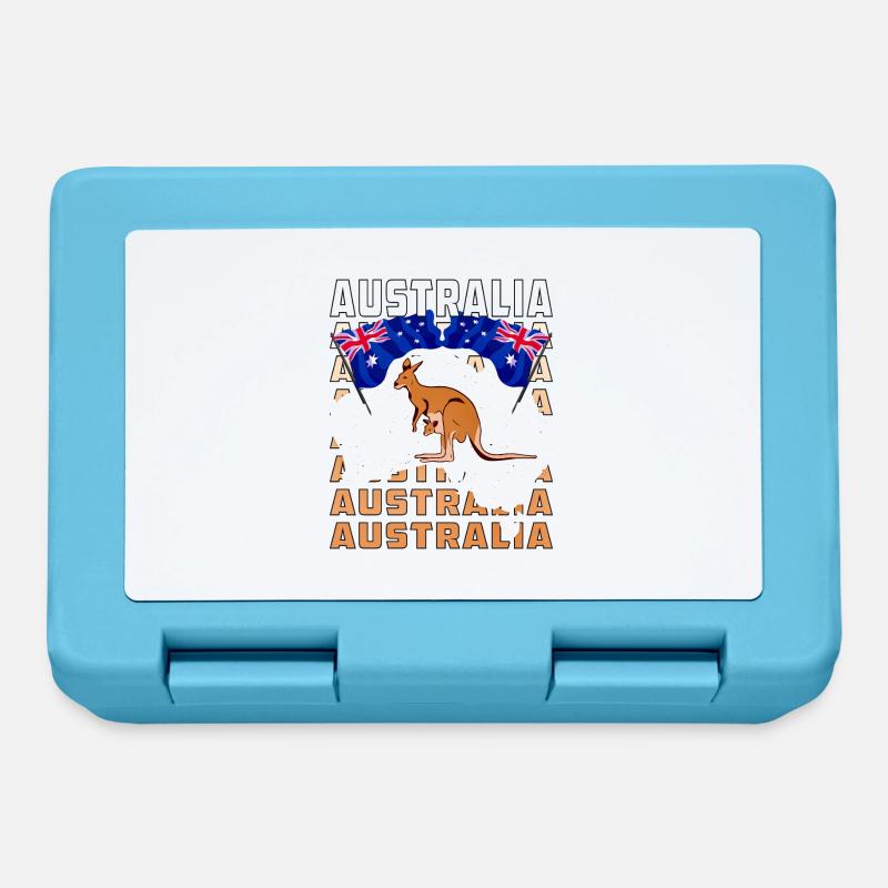 AUSTRALIE - Boîte à goûter - bleu saphir