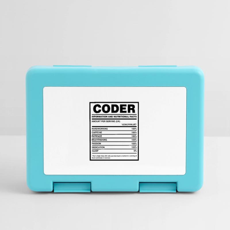 Coder Nutritional Facts Coder Programmer Computer Brotdose