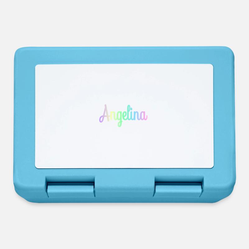 ANGELINA Rainbow Minimalist Cursive - Lunchbox - sapphire blue