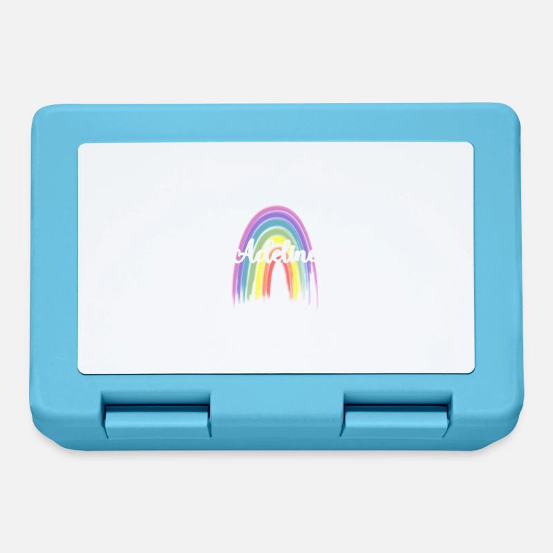ADELINE Rainbow Cursive - Boîte à goûter - bleu saphir