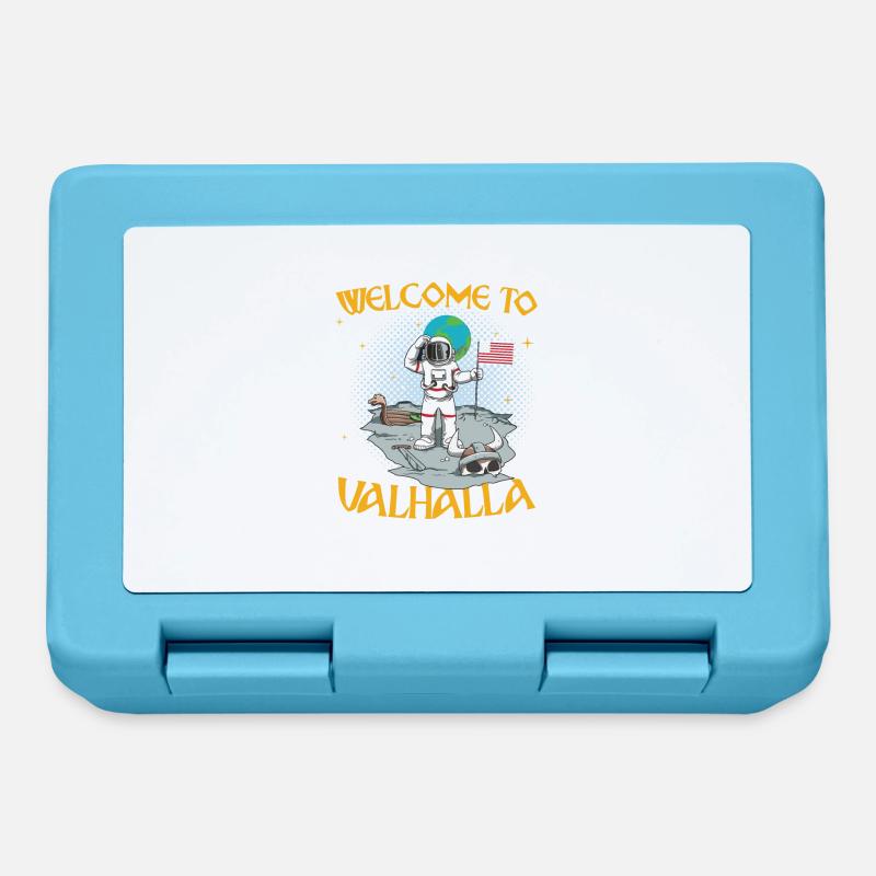 Welcome to Valhalla - Brotdose - Saphirblau