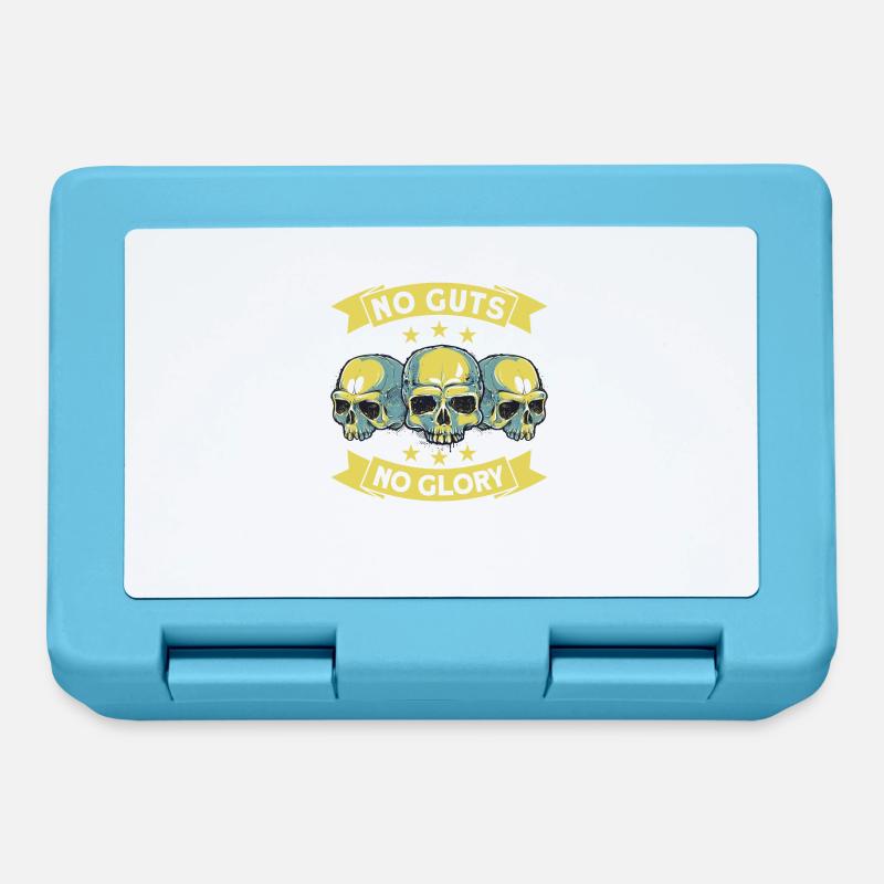 Skull - Lunchbox - sapphire blue