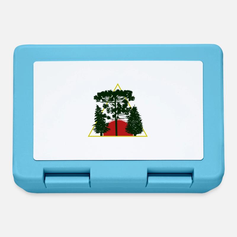 Arbre - Boîte à goûter - bleu saphir