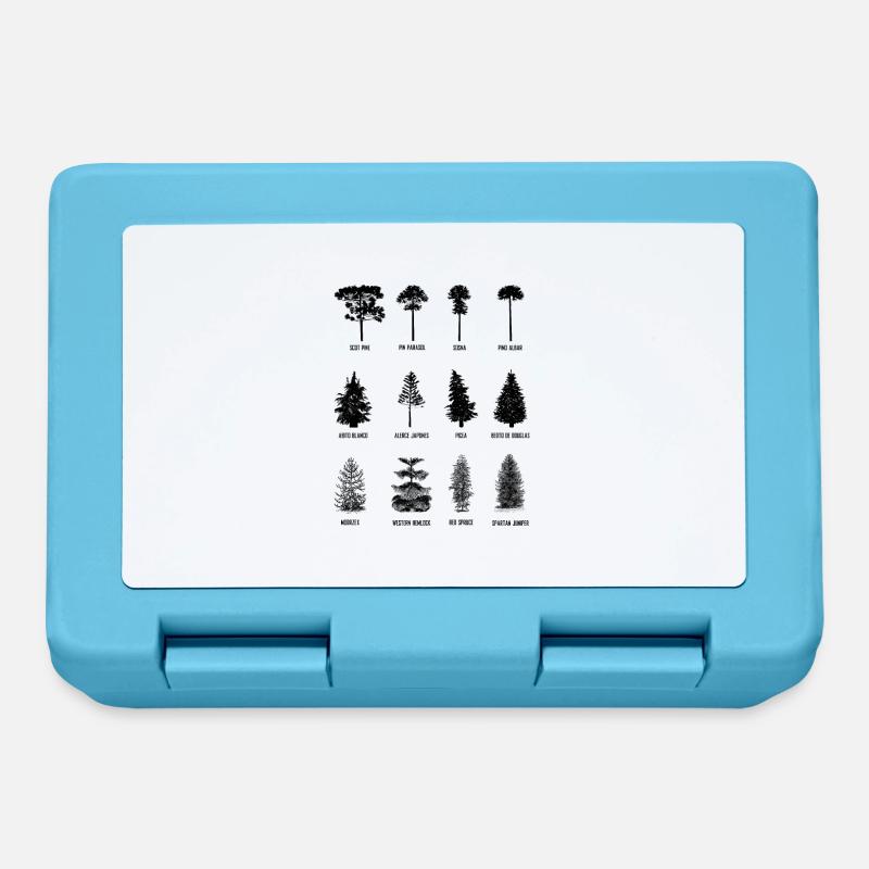 Tree - Lunchbox - sapphire blue