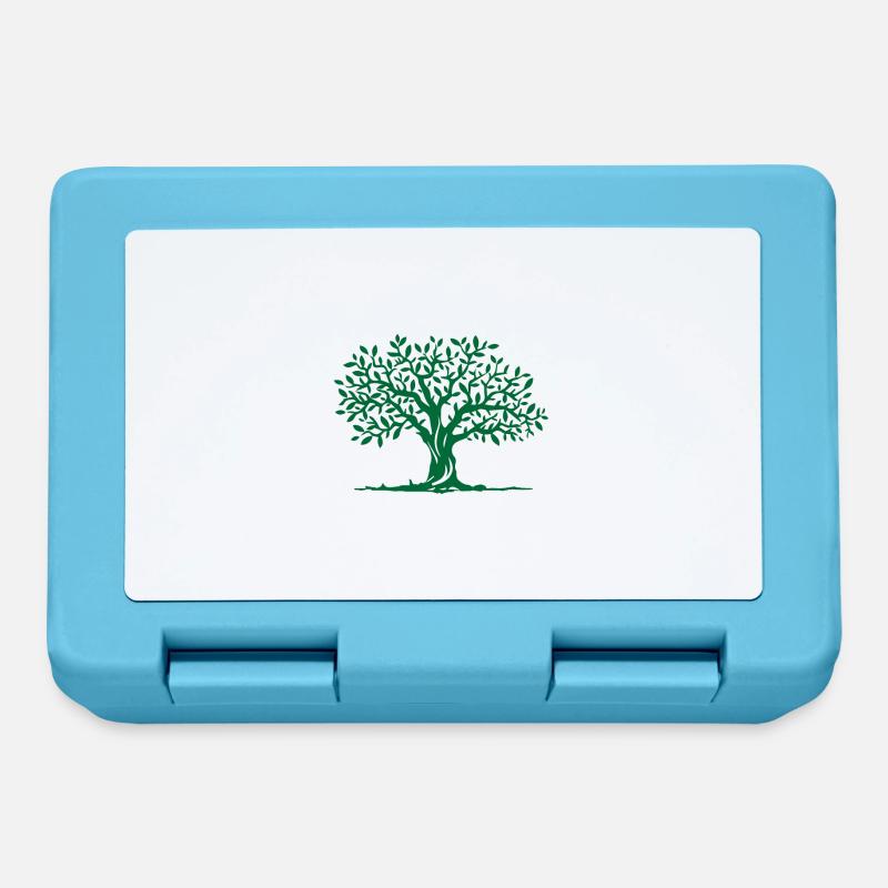 Arbre - Boîte à goûter - bleu saphir