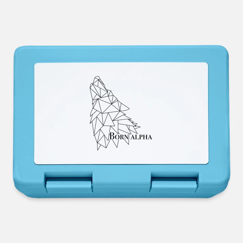 The Alpha Wolf - Lunchbox - sapphire blue