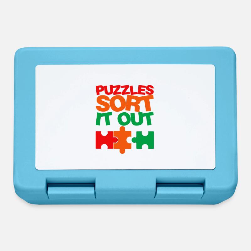 Puzzlers Sort It Out 3 - Brotdose - Saphirblau