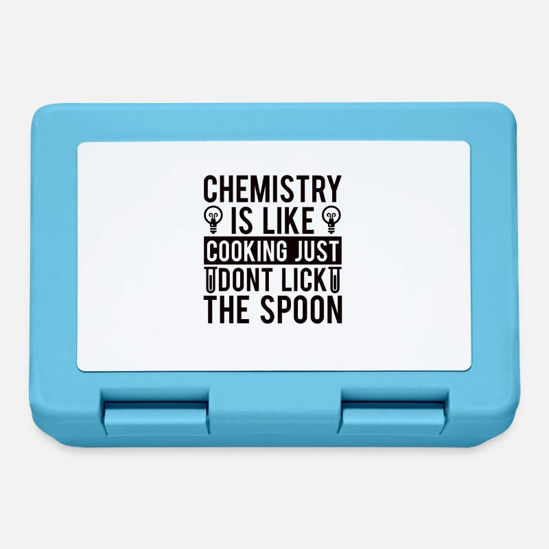 Chimie Chimiste Scientifique Bachelor Master - Boîte à goûter - bleu saphir