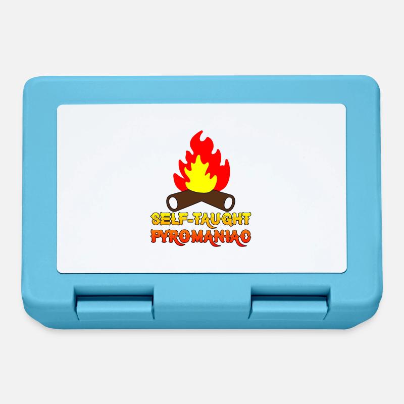 Pyromane autodidacte 7 - Boîte à goûter - bleu saphir