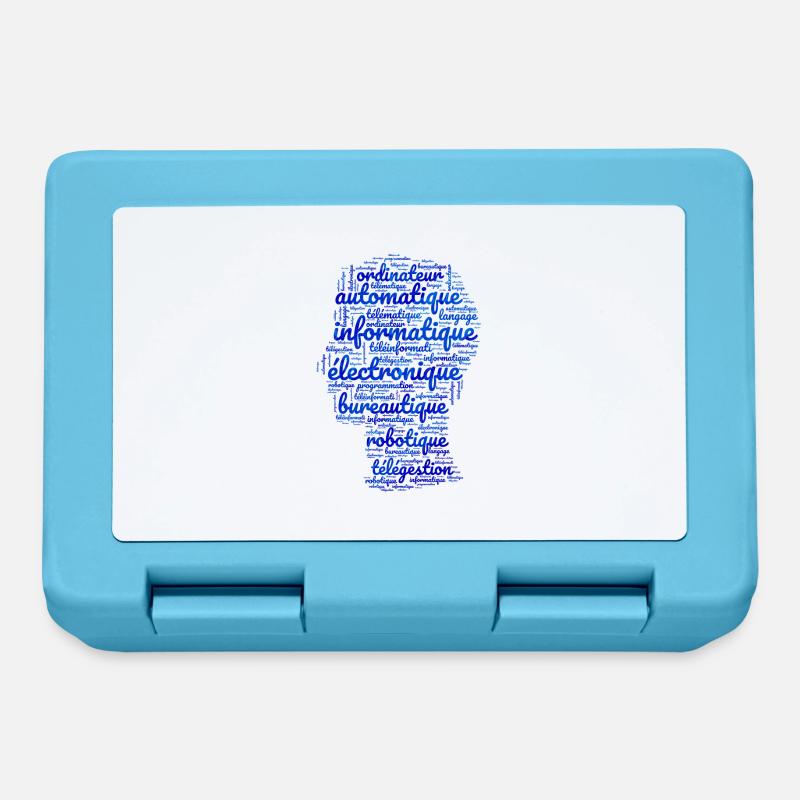 Computer synonym - Boîte à goûter - bleu saphir