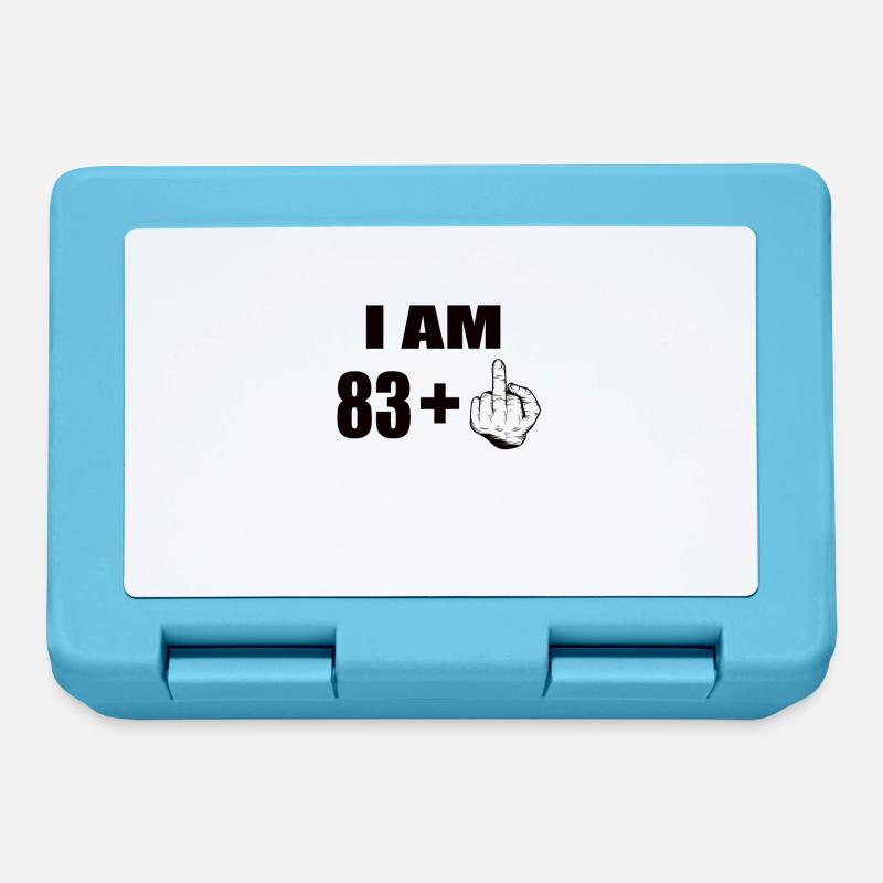 84th birthday - Lunchbox - sapphire blue