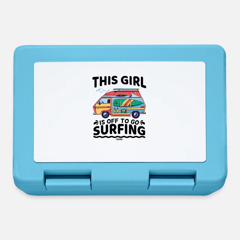 Surf Filles SUP Camping - Boîte à goûter - bleu saphir