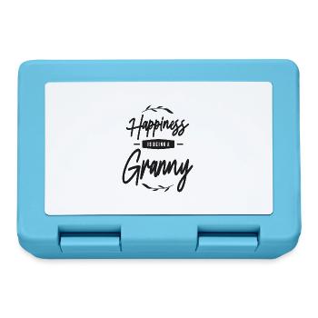 Womens Happiness Is Being a Granny - Lunchbox - sapphire blue - Front