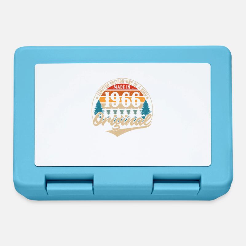 Made in 1966 Original - Lunchbox - sapphire blue