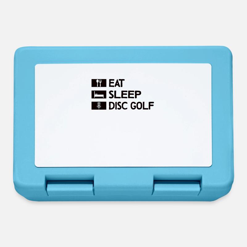 Disc Golf Disc-Golf Frisbee Baum Korb Abwurf - Brotdose - Saphirblau