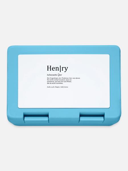 Erzgebirge Henry - Brotdose - Saphirblau