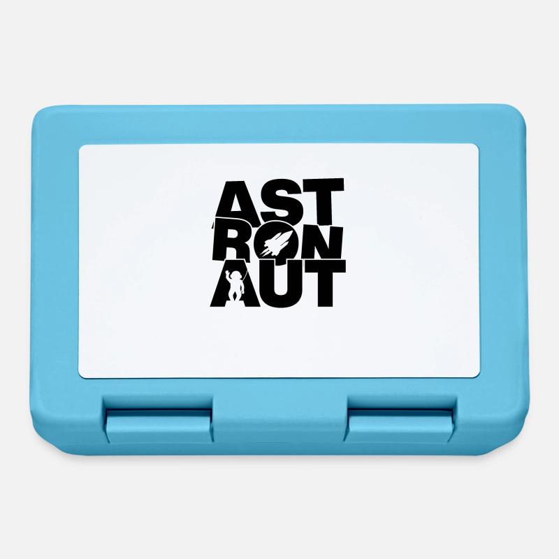 Profession Travail - Astronaute - Boîte à goûter - bleu saphir